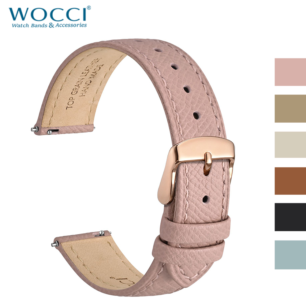 Leather Strap Quick Release - WOCCI Topnerf lederen horlogeband 12 13
