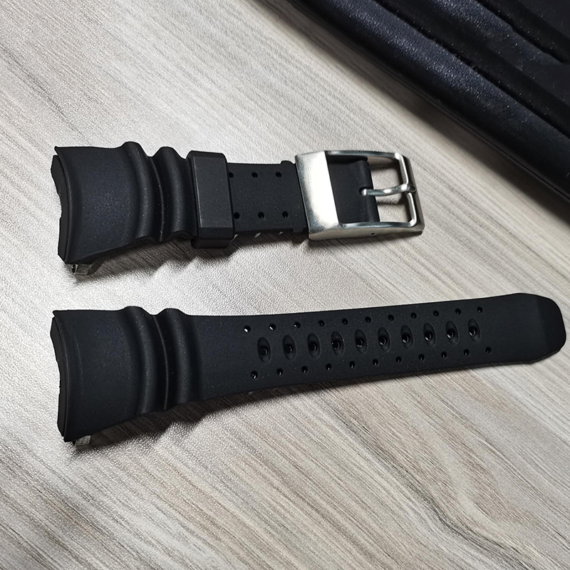 Citizen Watch Promaster - Ademend Zwarte Rubberen Horlogeband Voor Citizen