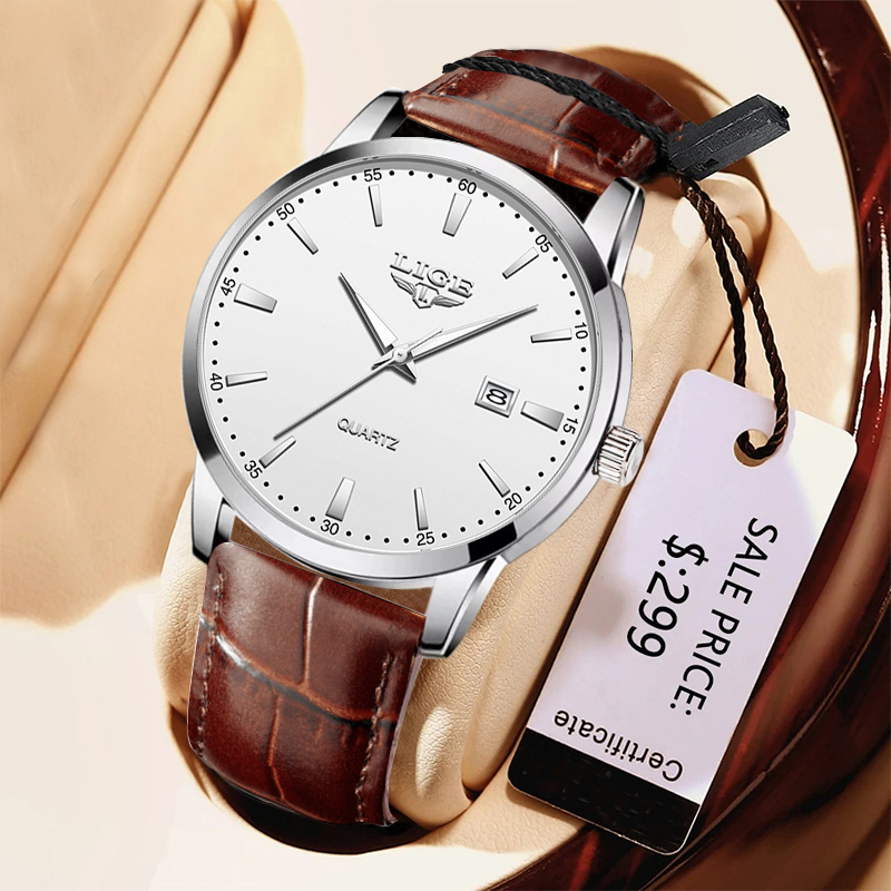 LUIK Man Horloge Mode Lederen  - Leather Watch Band Men recensie en prijs