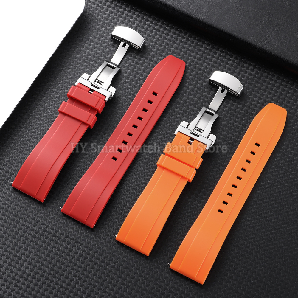 18mm 20mm 22mm 24mm Siliconen  - Suede Strap Watch recensie en prijs