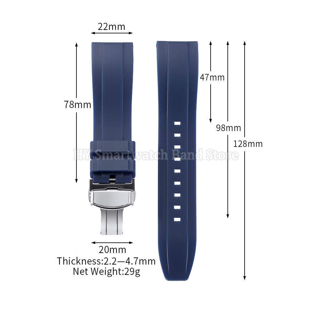 18mm 20mm 22mm 24mm Siliconen  - Suede Strap Watch recensie en prijs