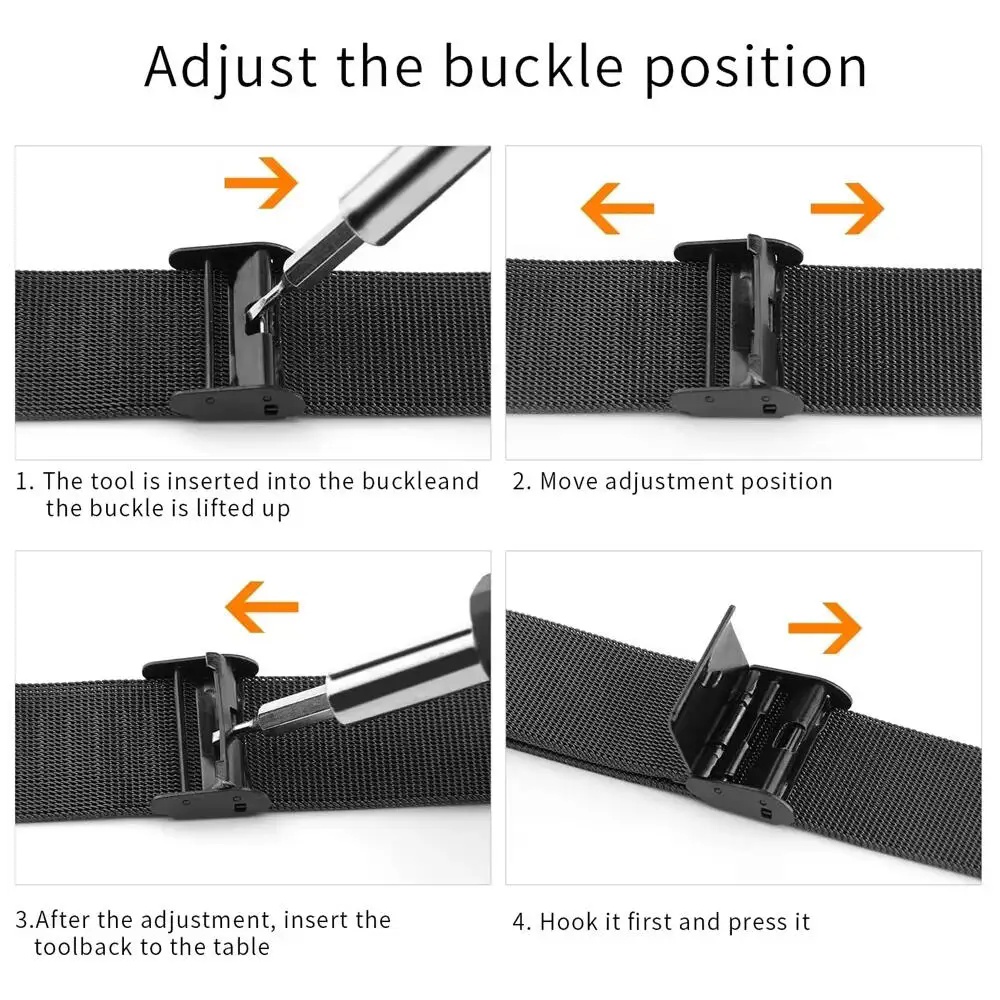 Metalen banden voor Garmin Ven - Mesh Strap Metal recensie en prijs