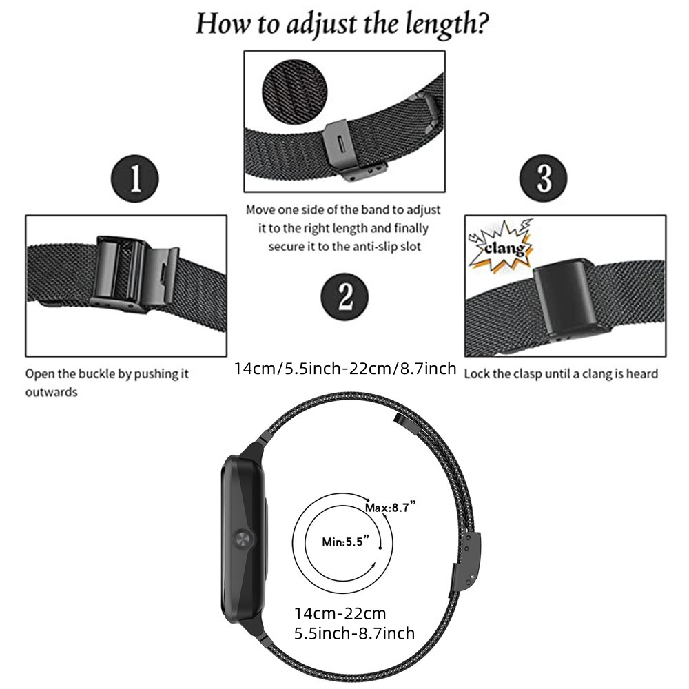 Metalen banden voor Garmin Ven - Mesh Strap Metal recensie en prijs