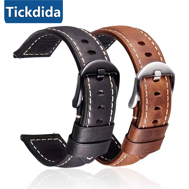 Hoge kwaliteit lederen band vo - Leather Strap Quick Release recensie en prijs