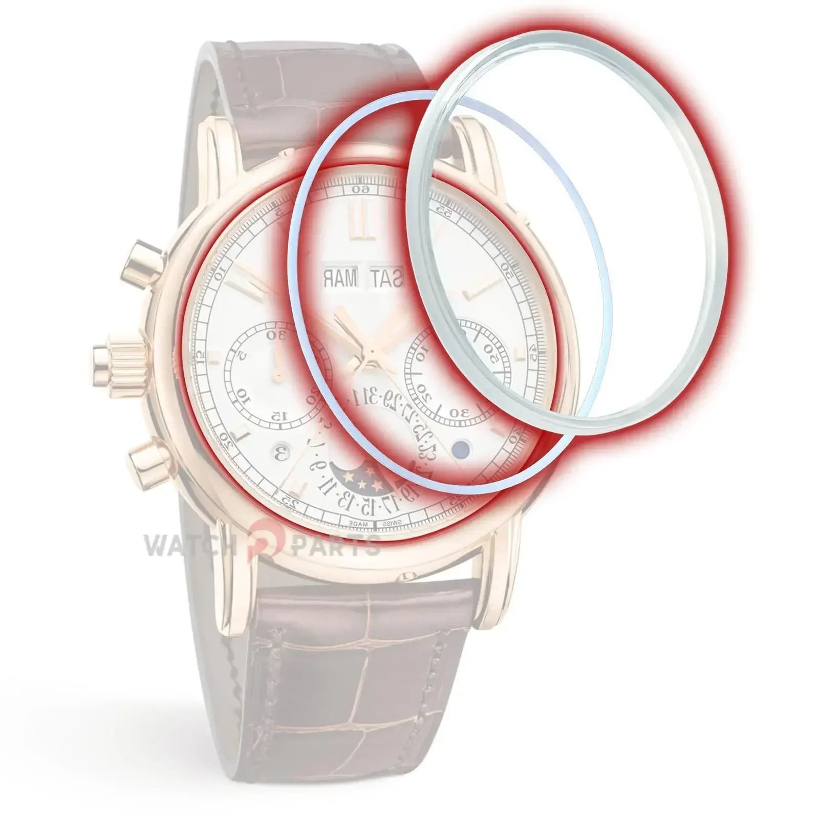 Saffierglas voor Patek Philipp - Patek Philippe Watch Calatrava recensie en prijs