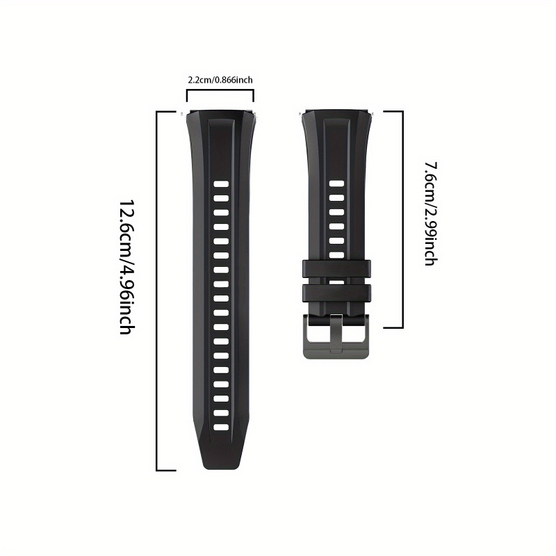 22 mm siliconen band voor de H - Silicone Watch Band 22Mm recensie en prijs