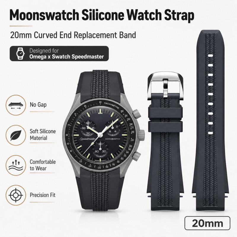 20 mm gebogen uiteinde zonder  - Omega Watch Speedmaster recensie en prijs