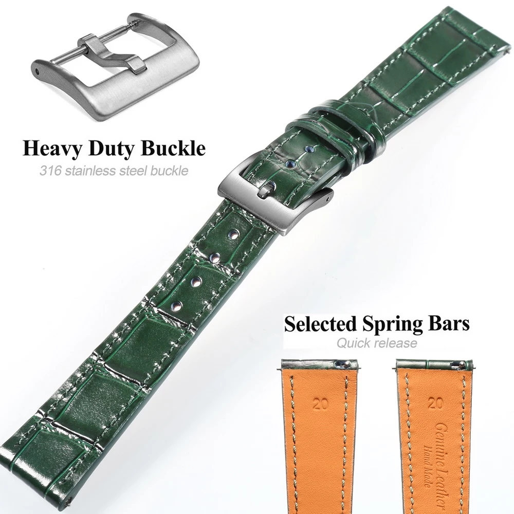 HEMSUT Hoge Kwaliteit Lederen  - Suede Strap Watch recensie en prijs