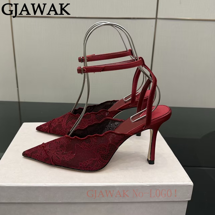 Dunne Hoge Hakken Schoenen Vro - Mesh Strap Metal recensie en prijs