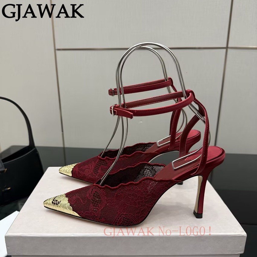 Dunne Hoge Hakken Schoenen Vro - Mesh Strap Metal recensie en prijs
