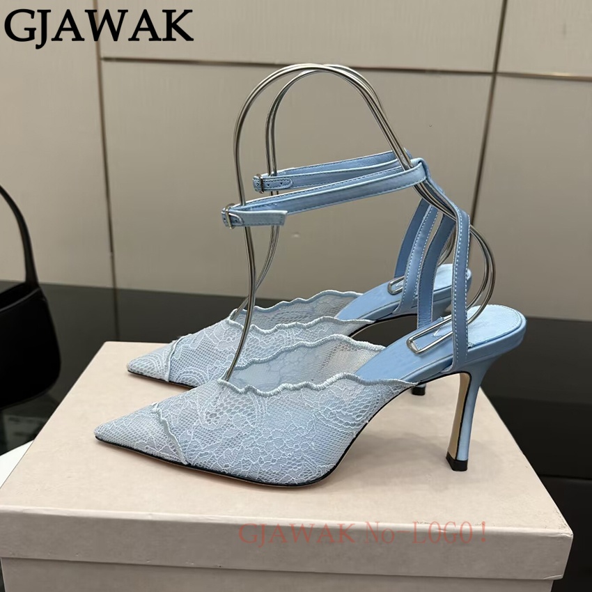 Dunne Hoge Hakken Schoenen Vro - Mesh Strap Metal recensie en prijs