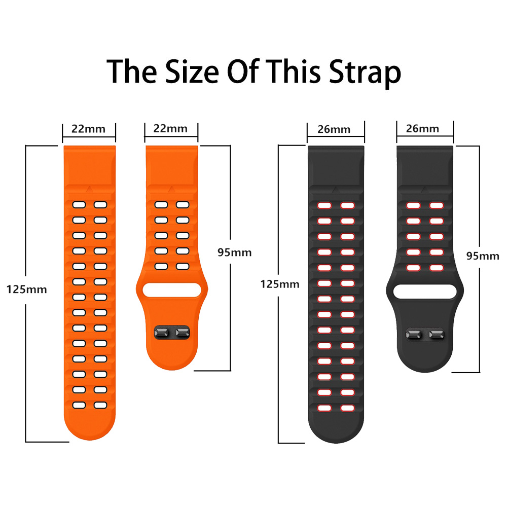 Quickfit 26mm, 22mm horlogeban - Silicone Watch Band 22Mm recensie en prijs